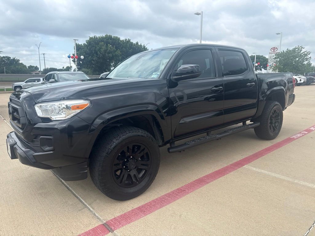 Midnight Black Metallic 2022 Toyota Tacoma Pickup Truck 4X2 6-Speed Automatic