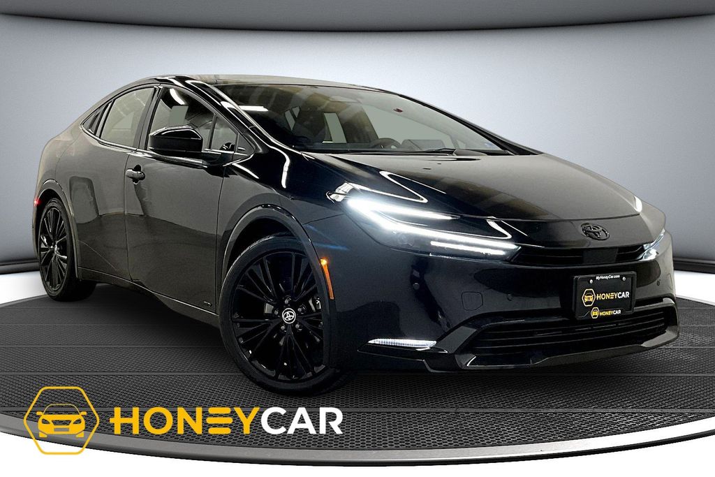 Midnight Black Metallic 2025 Toyota Prius Nightshade AWD Hatchback All-Wheel Drive Continuously Variable Transmission