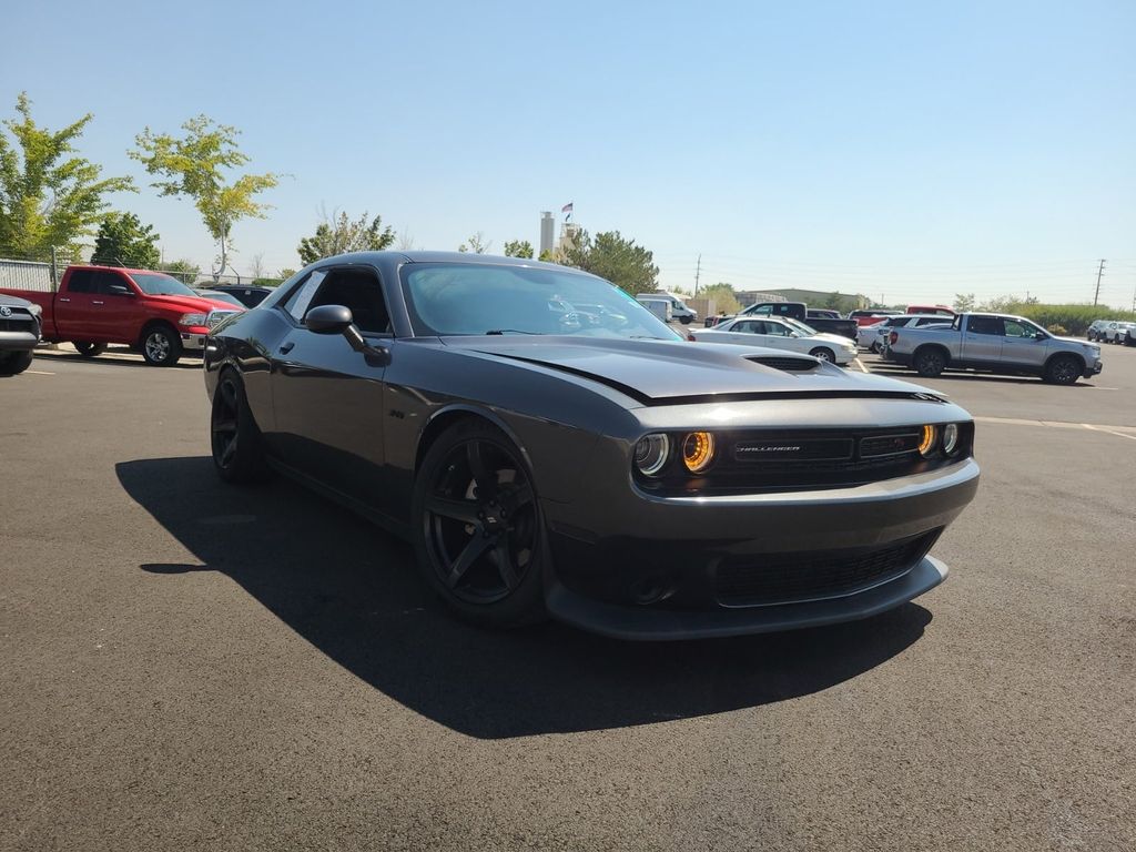 Gray (Granite Crystal Metallic Clearcoat) 2023 Dodge Challenger Coupe Rear-Wheel Drive 8-Speed Automatic