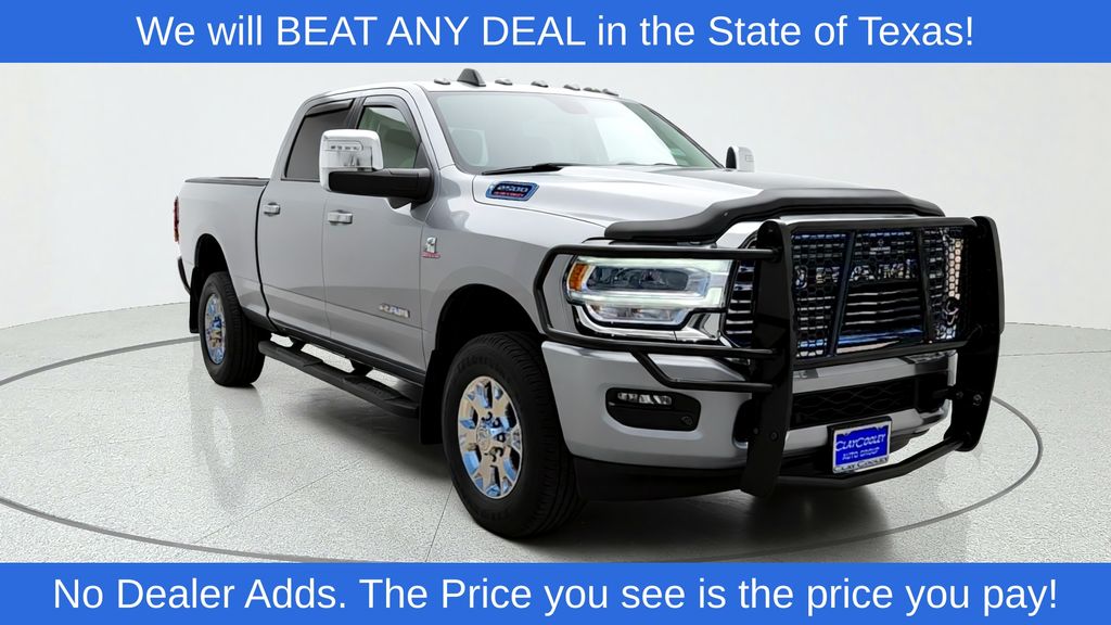 Billet Silver Metallic Clearcoat 2024 RAM 2500 Pickup Truck Four-Wheel Drive 6-Speed Automatic