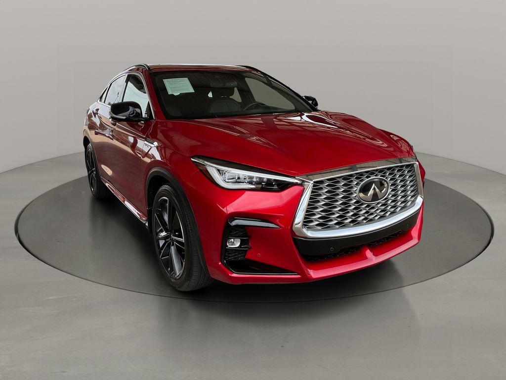 Dynamic Sunstone Red 2022 INFINITI QX55 SUV / Crossover All-Wheel Drive Continuously Variable Transmission