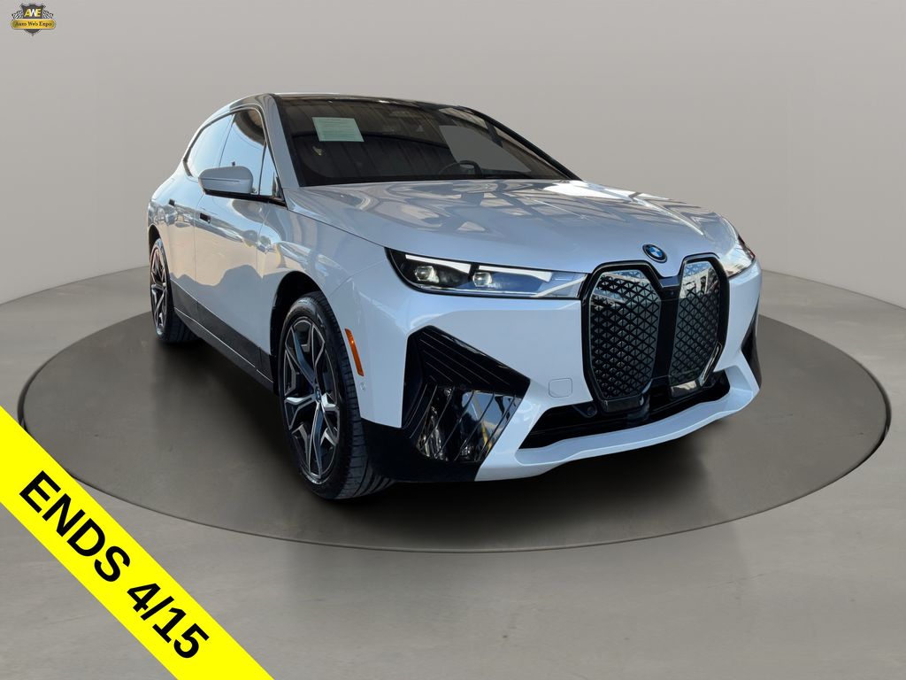 Mineral White Metallic 2025 BMW iX xDrive50 AWD SUV / Crossover All-Wheel Drive Automatic