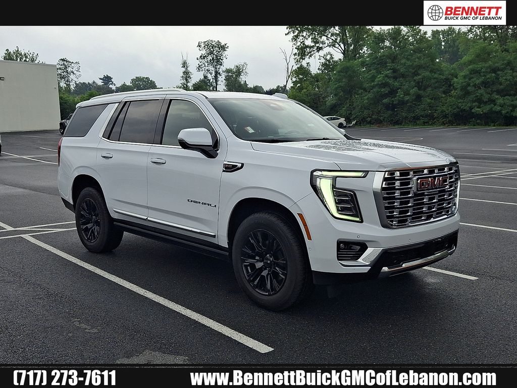 Glacier White 2026 GMC Yukon SUV / Crossover Four-Wheel Drive 