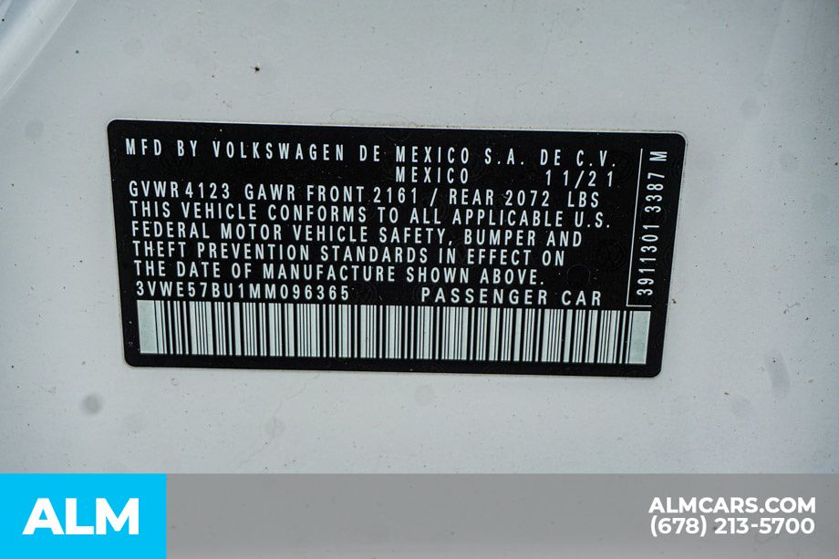Used 2021 White Volkswagen SEL image 59