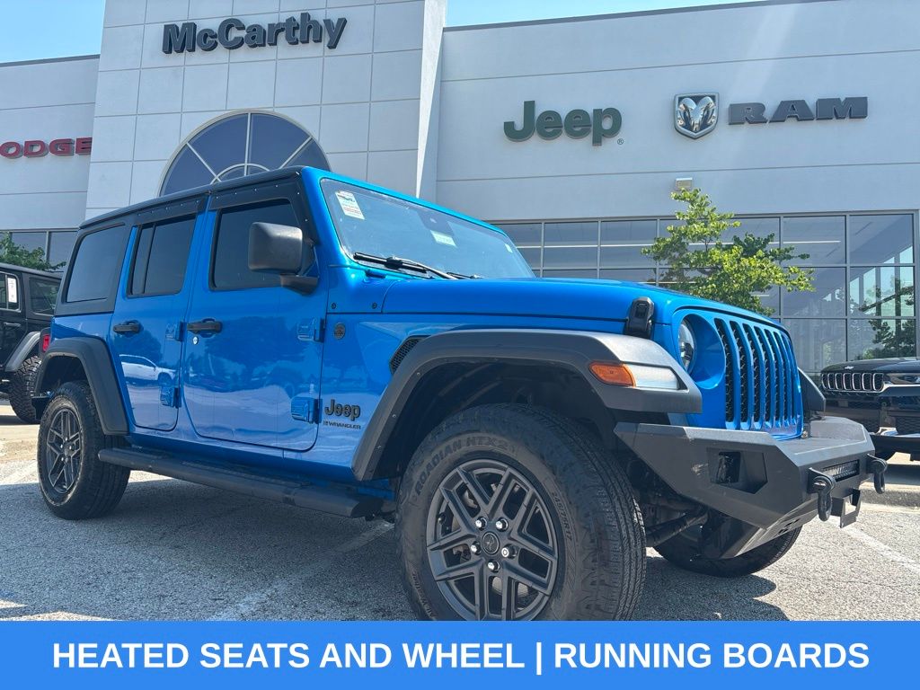 Blue Pearl 2024 Jeep Wrangler SUV / Crossover Four-Wheel Drive 8-Speed Automatic