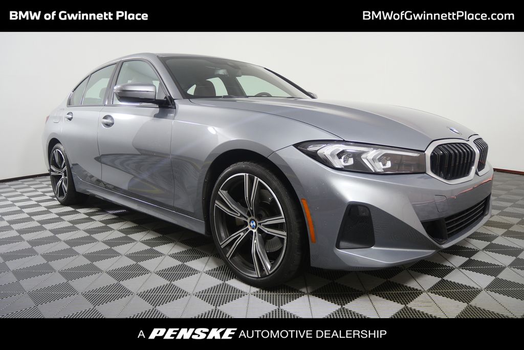 Skyscraper Gray Metallic 2023 BMW 3 Series 330i RWD Sedan Rear-Wheel Drive 8-Speed Automatic