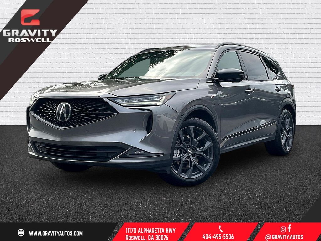 Liquid Carbon Metallic 2023 Acura MDX SUV / Crossover All-Wheel Drive Automatic