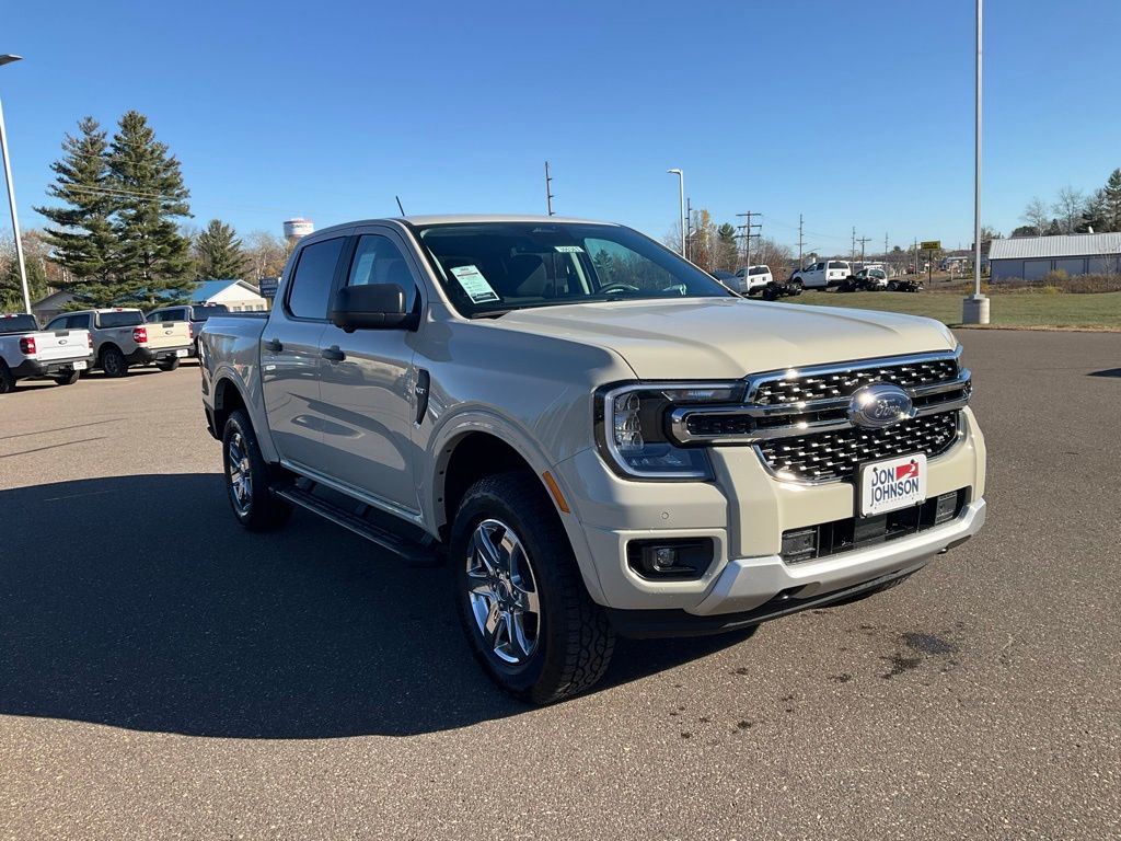 Desert Sand 2025 Ford Ranger Pickup Truck Four-Wheel Drive Automatic