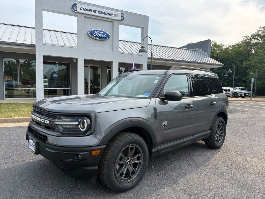 Gray Metallic 2024 Ford Bronco Sport SUV / Crossover All-Wheel Drive 8-Speed Automatic