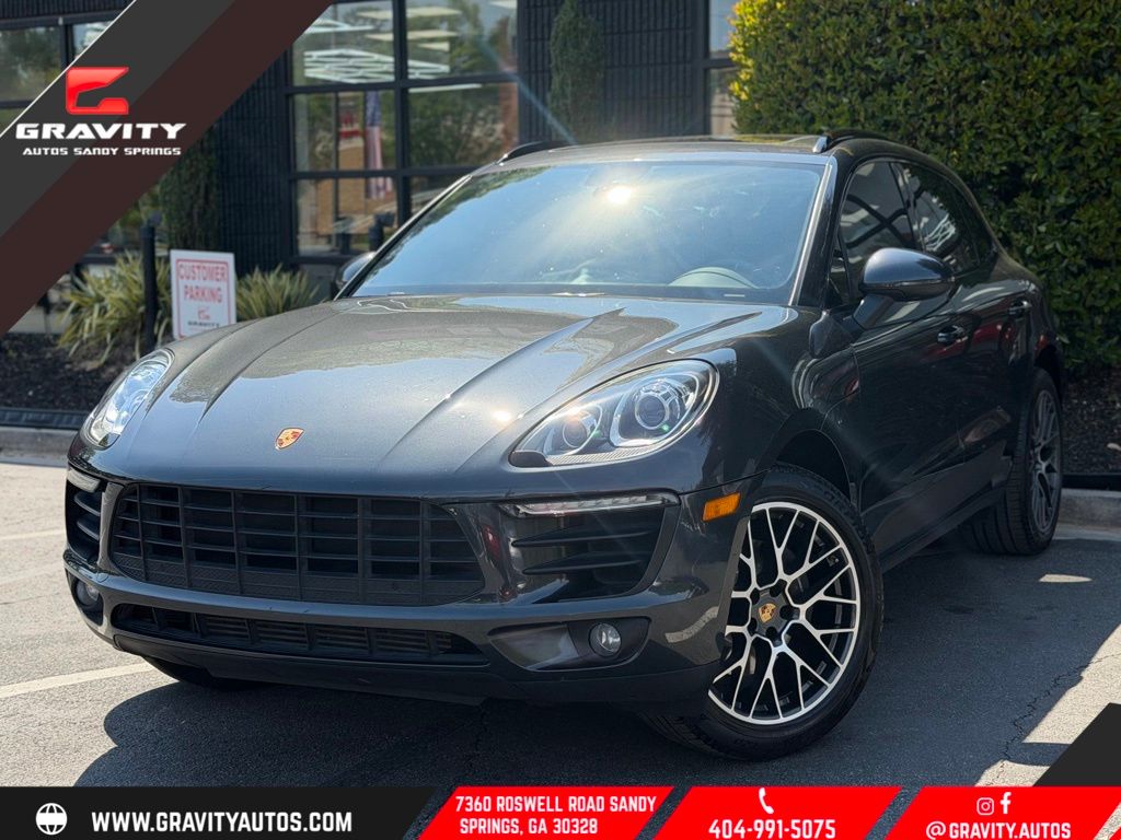 Gray 2018 Porsche Macan AWD SUV / Crossover All-Wheel Drive 7-Speed Automatic