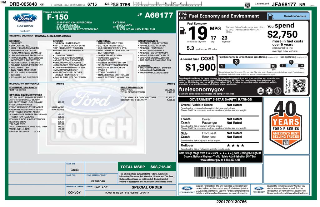 2018 Ford F-150 Limited