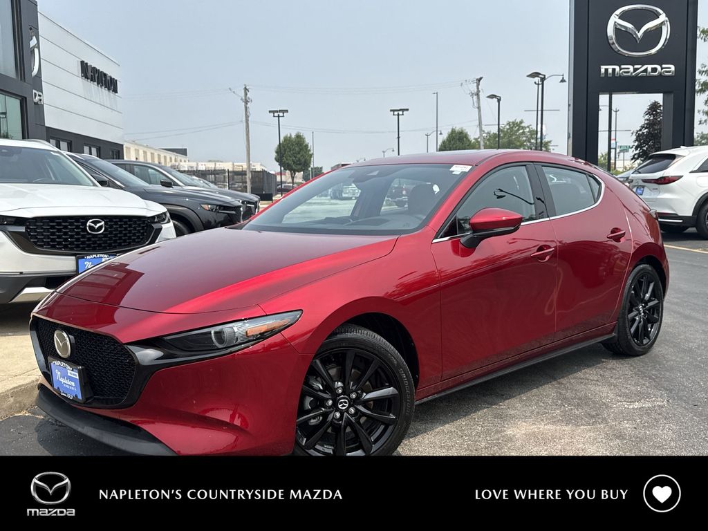 Soul Red Crystal Metallic 2023 Mazda MAZDA3 Hatchback All-Wheel Drive 6-Speed Automatic