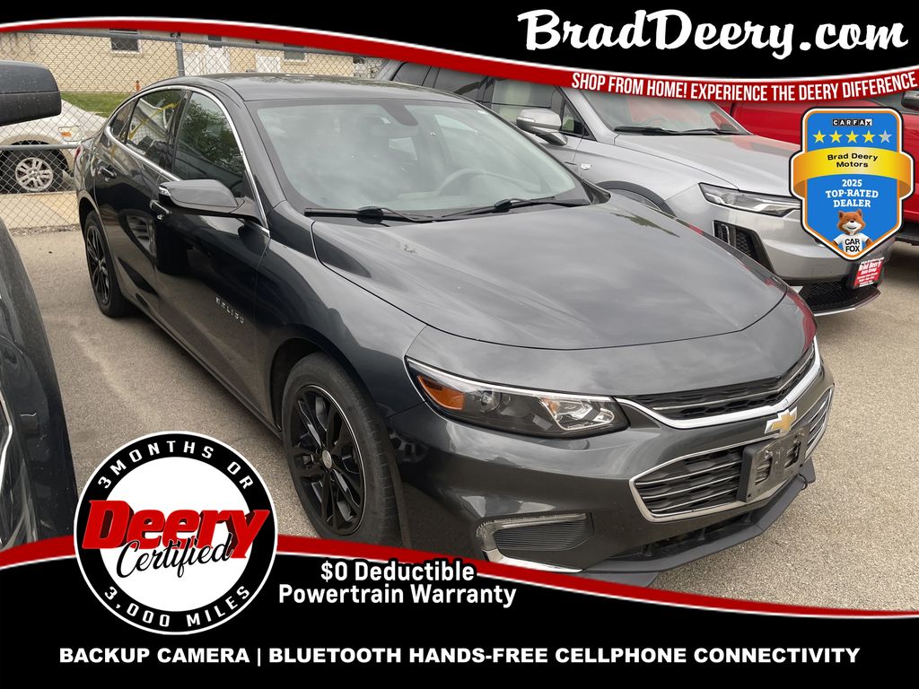 2017 Chevrolet Malibu LT FWD Gris (Nightfall Gray Metallic) Sedán Tracción delantera 6 velocidades Automática