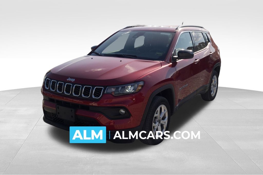 Red Hot Pearlcoat 2025 Jeep Compass Latitude 4WD SUV / Crossover Four-Wheel Drive 8-Speed Automatic
