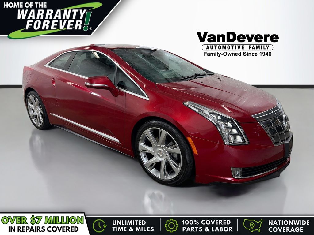 Crystal Red Tintcoat 2014 Cadillac ELR Coupe Front-Wheel Drive 1-Speed Automatic