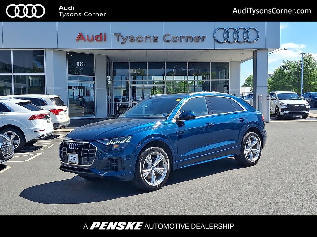 Galaxy Blue Metallic 2019 Audi Q8 quattro Premium Plus 55 TFSI SUV / Crossover All-Wheel Drive 8-Speed Automatic