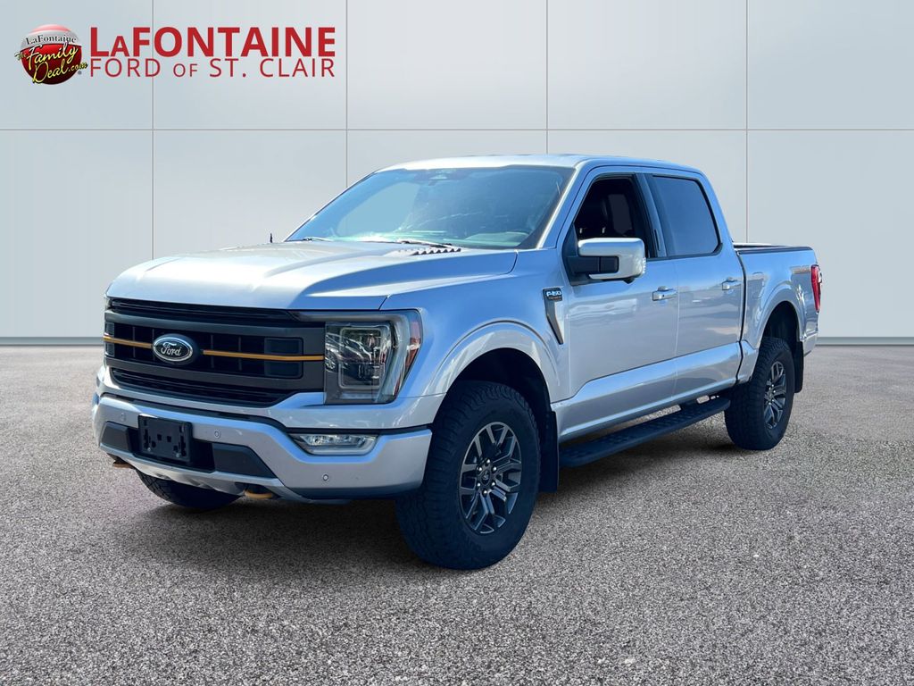 Silver Metallic 2022 Ford F-150 Pickup Truck Four-Wheel Drive Automatic