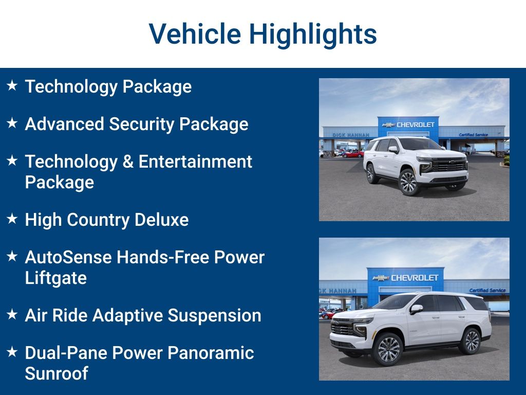 2026 Chevrolet Tahoe High Country