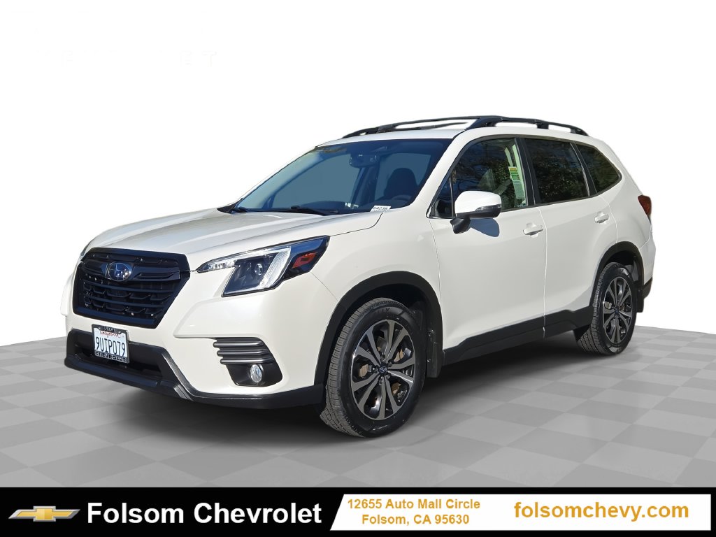 Crystal White Pearl 2022 Subaru Forester SUV / Crossover All-Wheel Drive Continuously Variable Transmission