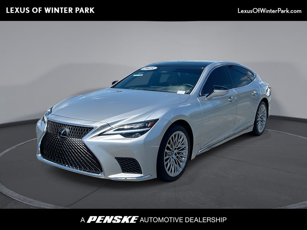 Silver Illusion 2025 Lexus LS Sedan Rear-Wheel Drive Automatic