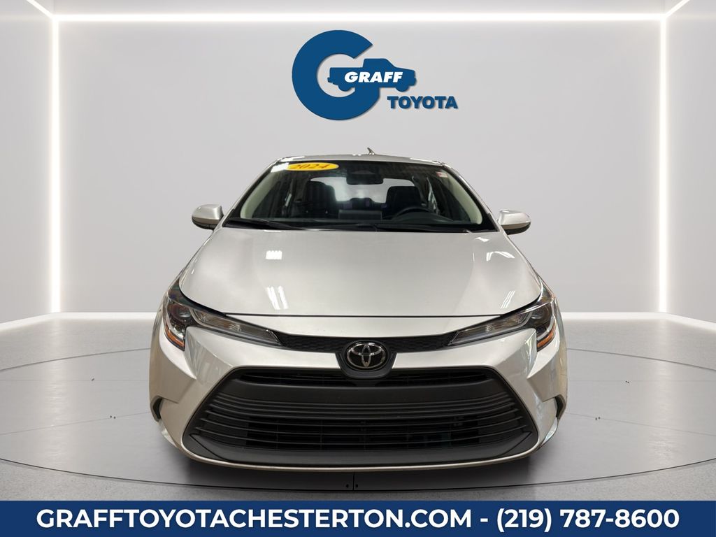 Used 2024 Toyota Corolla LE with VIN 5YFB4MDE2RP192244 for sale in Burns Harbor, IN