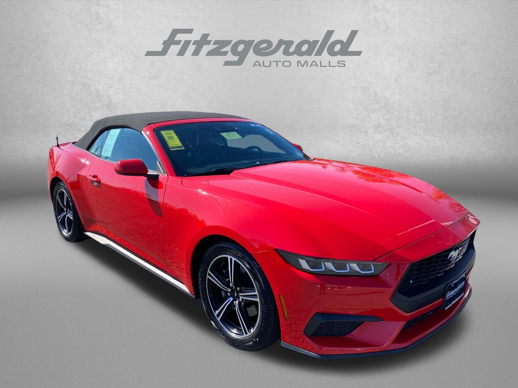 Race Red 2025 Ford Mustang Convertible Rear-Wheel Drive Automatic
