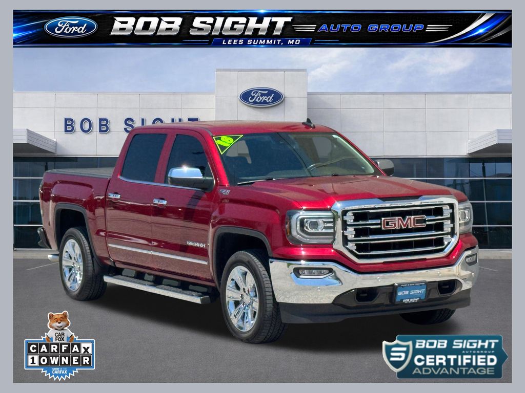 Red Quartz Tintcoat 2018 GMC Sierra 1500 Pickup Truck Four-Wheel Drive 8-Speed Automatic Overdrive
