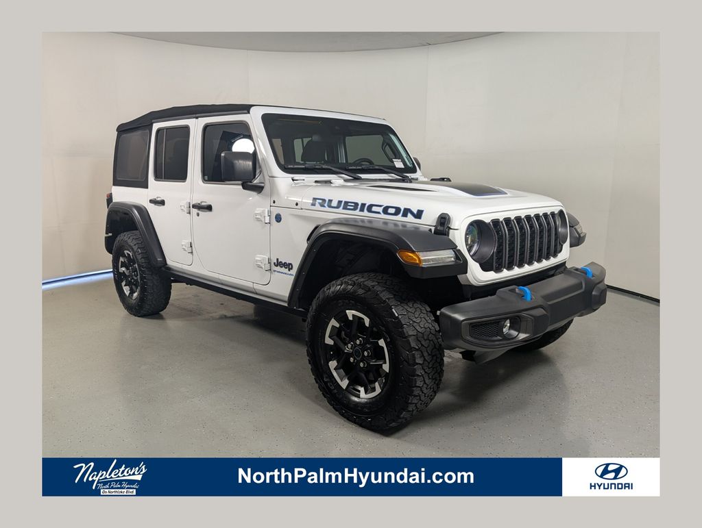 Bright White Clearcoat 2024 Jeep Wrangler 4xe SUV / Crossover Four-Wheel Drive 8-Speed Automatic