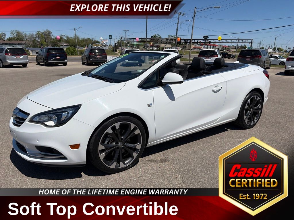 Summit White 2019 Buick Cascada Premium FWD Convertible Front-Wheel Drive 6-Speed Automatic Overdrive