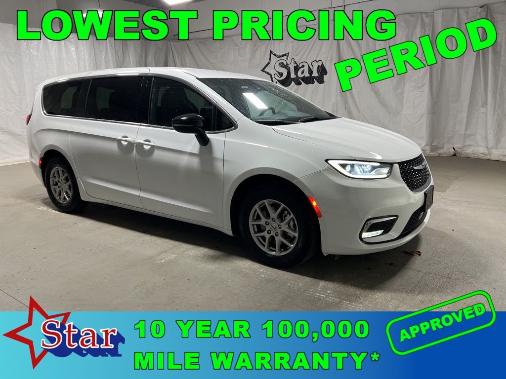 Bright White Clearcoat 2025 Chrysler Pacifica Select FWD Minivan Front-Wheel Drive 9-Speed Automatic