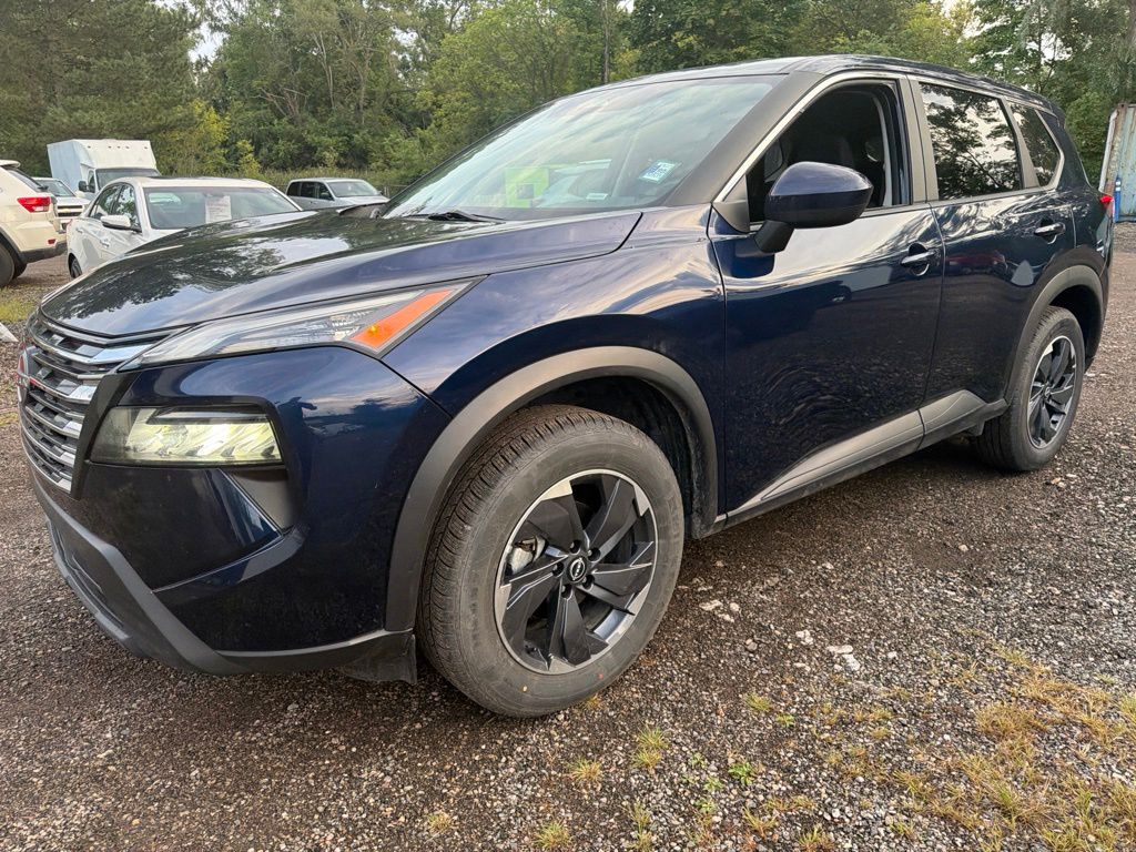 Deep Ocean Blue Pearl 2024 Nissan Rogue SUV / Crossover Front-Wheel Drive Continuously Variable Transmission