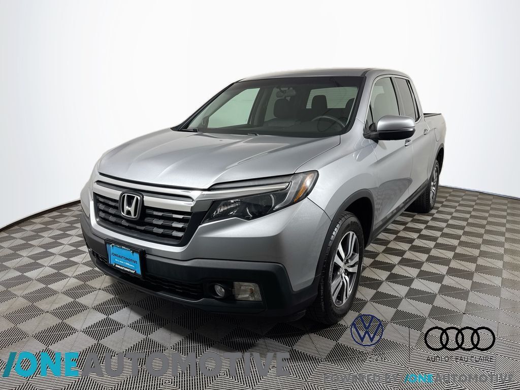 Silver 2017 Honda Ridgeline RTS AWD Pickup Truck All-Wheel Drive 6-Speed Automatic