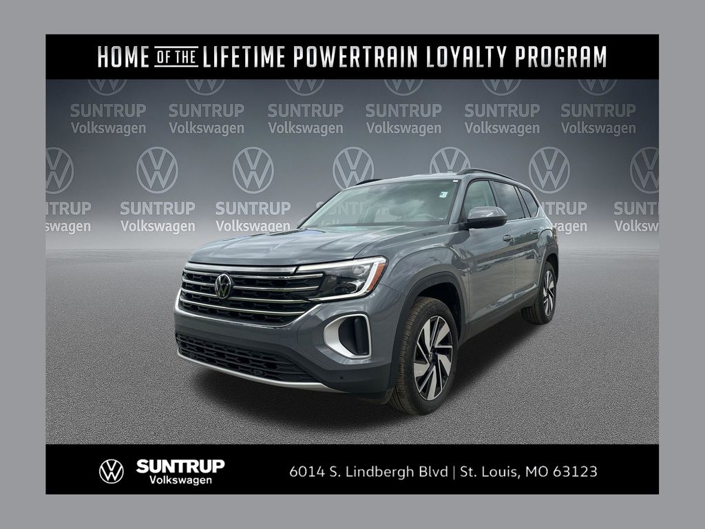 Pure Gray 2025 Volkswagen Atlas SUV / Crossover Front-Wheel Drive 8-Speed Automatic