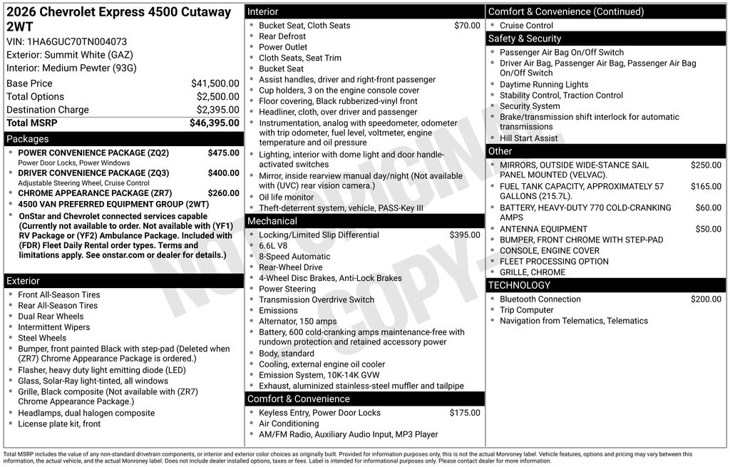 ChevroletExpress Cutaway32