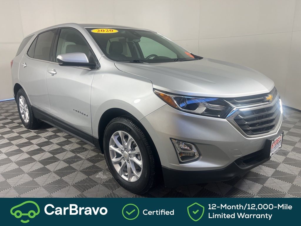 Silver Ice Metallic 2020 Chevrolet Equinox 1.5T LT FWD SUV / Crossover Front-Wheel Drive 6-Speed Automatic Overdrive