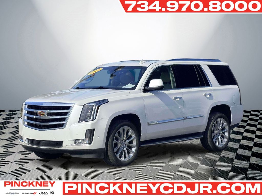 Crystal White Tricoat 2018 Cadillac Escalade SUV / Crossover Four-Wheel Drive