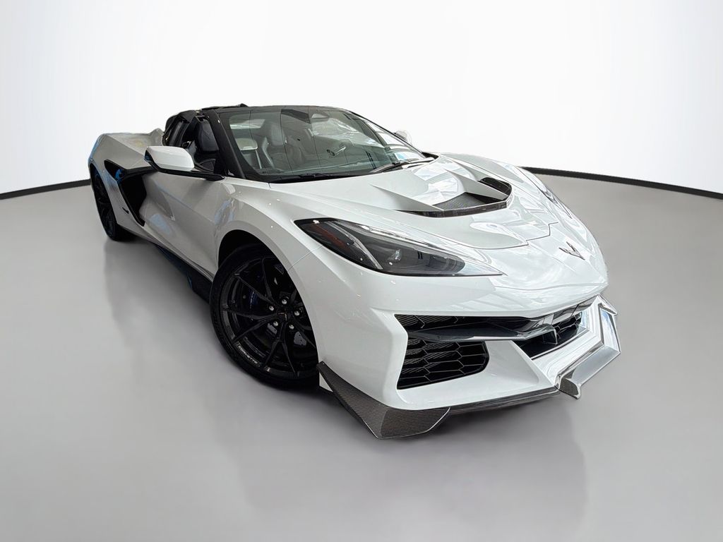 Arctic White 2025 Chevrolet Corvette Convertible Rear-Wheel Drive 8-Speed Dual Clutch