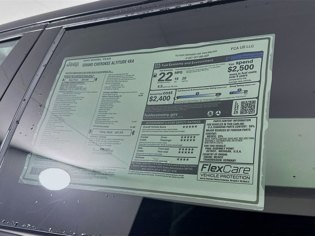 New 2025 Black Jeep Altitude image 20