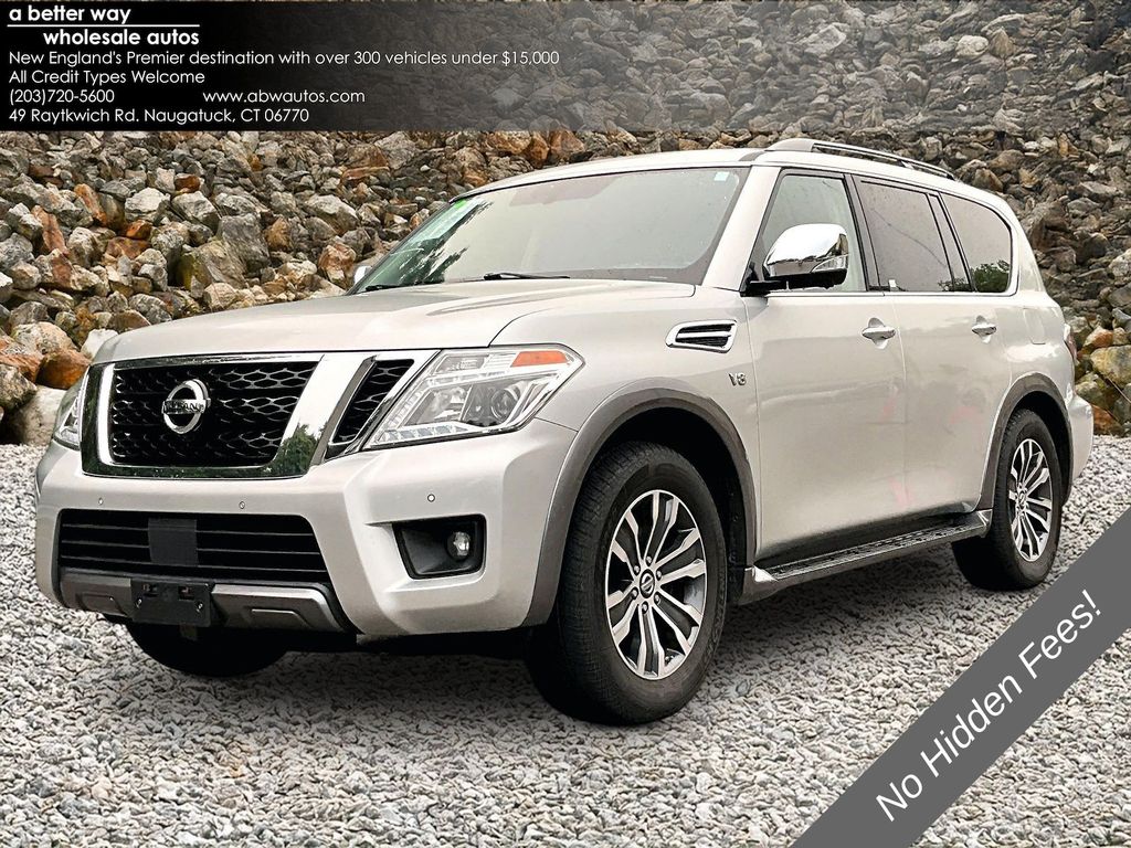 Brilliant Silver Metallic 2019 Nissan Armada SUV / Crossover Four-Wheel Drive 7-Speed Automatic