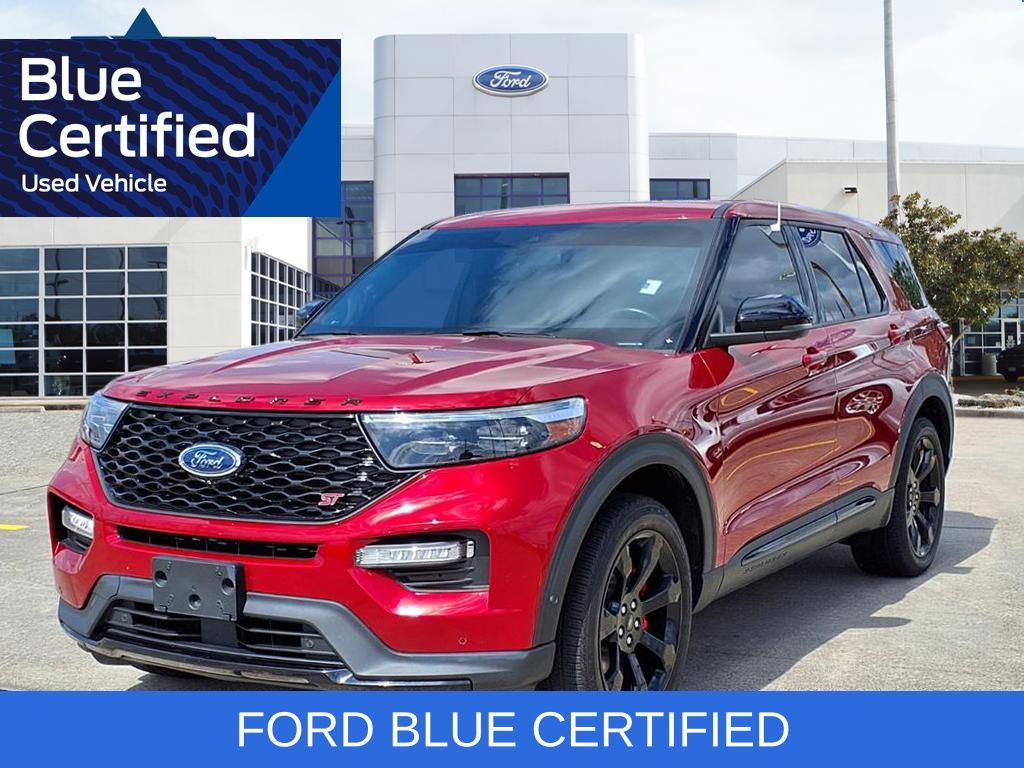 2021 Ford Explorer ST Red at Joe Myers Mazda Kia