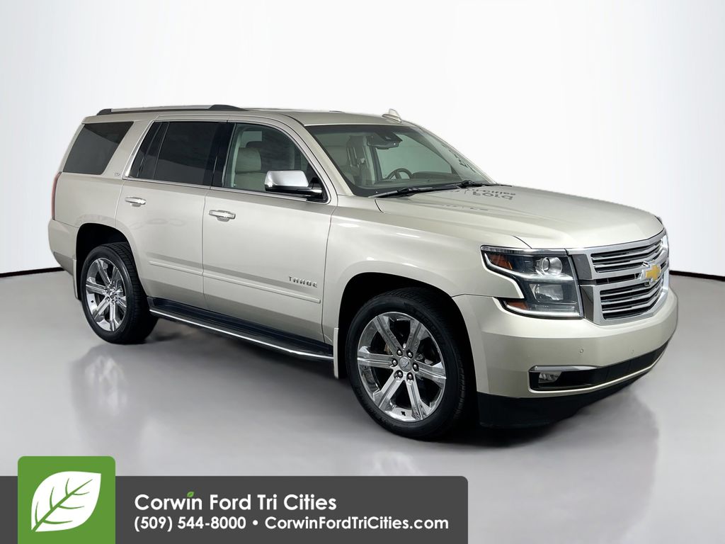 Champagne Silver Metallic 2016 Chevrolet Tahoe SUV / Crossover Four-Wheel Drive 6-Speed Automatic Overdrive