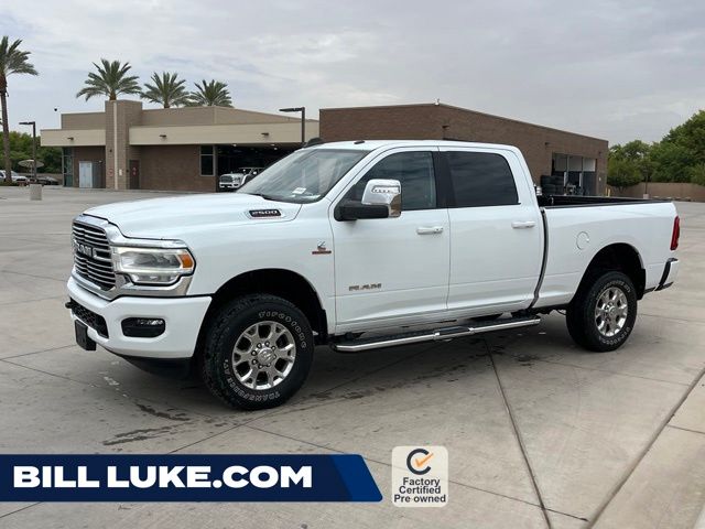 Bright White Clearcoat 2024 RAM 2500 Pickup Truck Four-Wheel Drive 6-Speed Automatic