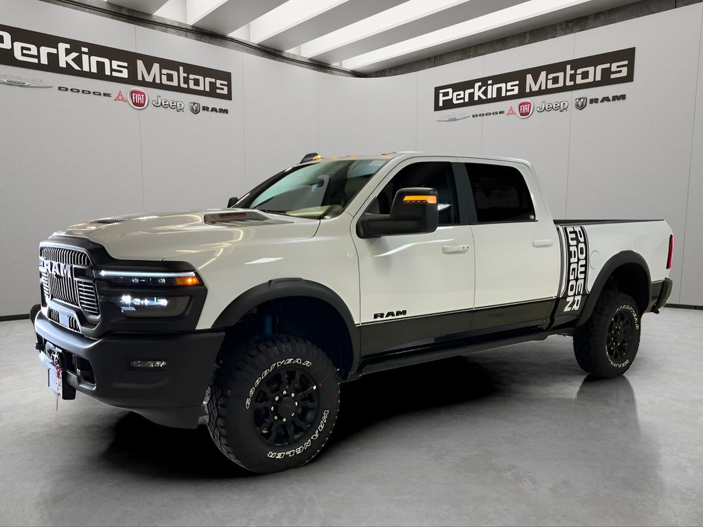 Bright White Clearcoat 2026 RAM 2500 Pickup Truck Four-Wheel Drive 8-Speed Automatic