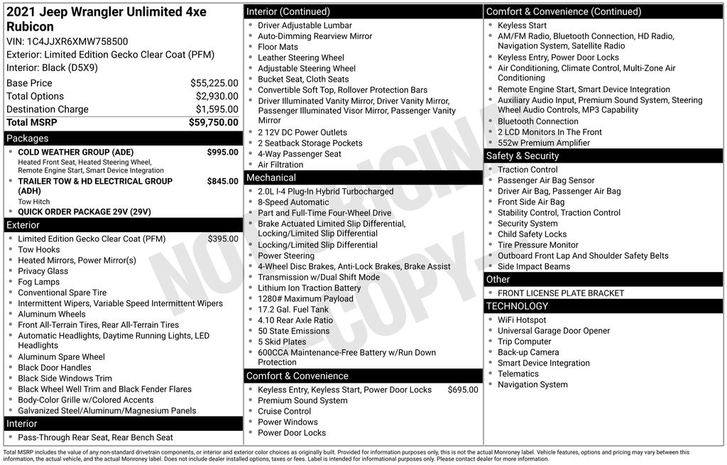 Used 2021 Green Jeep Unlimited Rubicon 4xe image 30