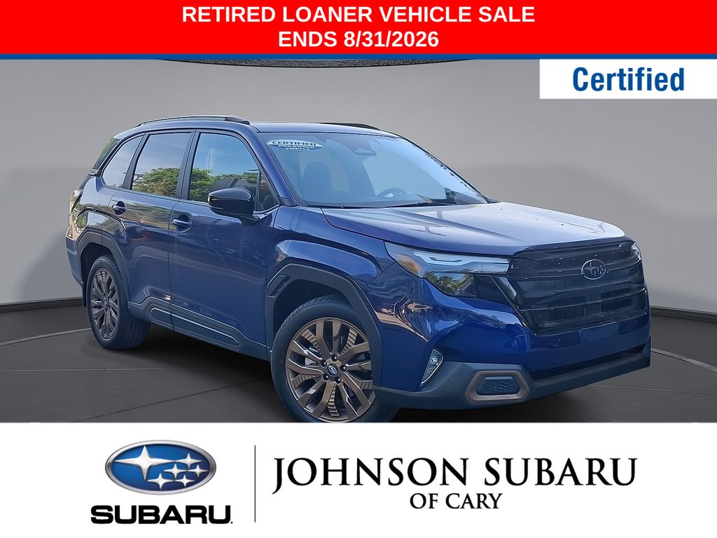 Sapphire Blue Pearl 2026 Subaru Forester SUV / Crossover All-Wheel Drive Continuously Variable Transmission