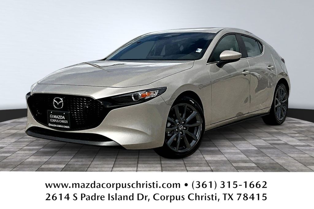 Gray (Platinum Quartz Metallic) 2026 Mazda MAZDA3 Hatchback Front-Wheel Drive 6-Speed Automatic