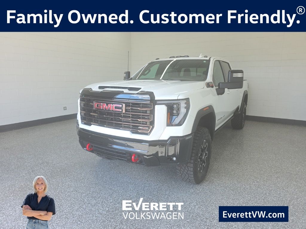 Summit White 2026 GMC Sierra 2500HD Pickup Truck Four-Wheel Drive Automatic