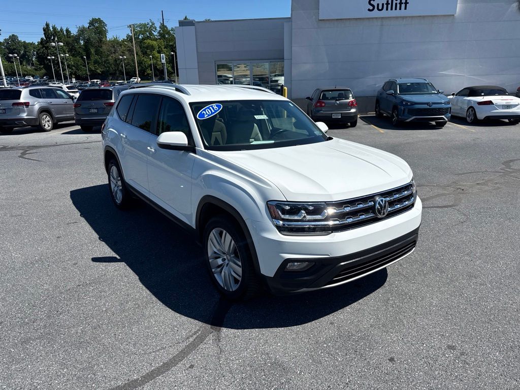 2019 Volkswagen Atlas 3.6L V6 SE White at Carlisle Cadillac Buick GMC