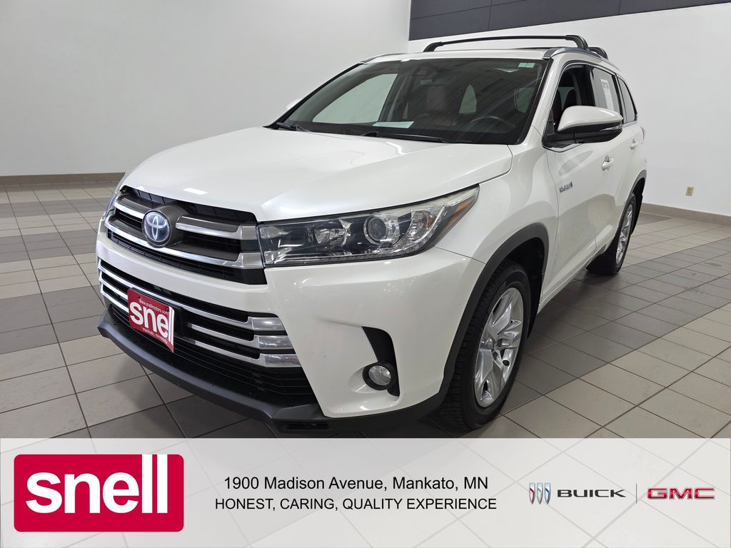 White (Blizzard Pearl) 2017 Toyota Highlander Hybrid SUV / Crossover All-Wheel Drive Continuously Variable Transmission