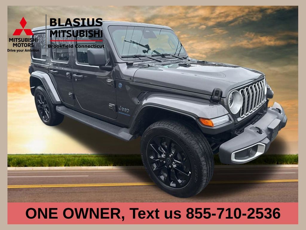 Gray (Granite Crystal Metallic Clearcoat) 2025 Jeep Wrangler 4xe Sahara 4WD SUV / Crossover Four-Wheel Drive 8-Speed Automatic